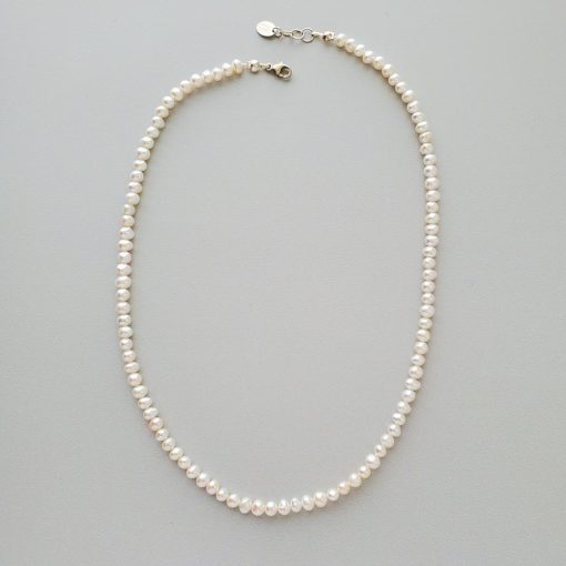 Small pearl necklace by Carrie Whelan Designs